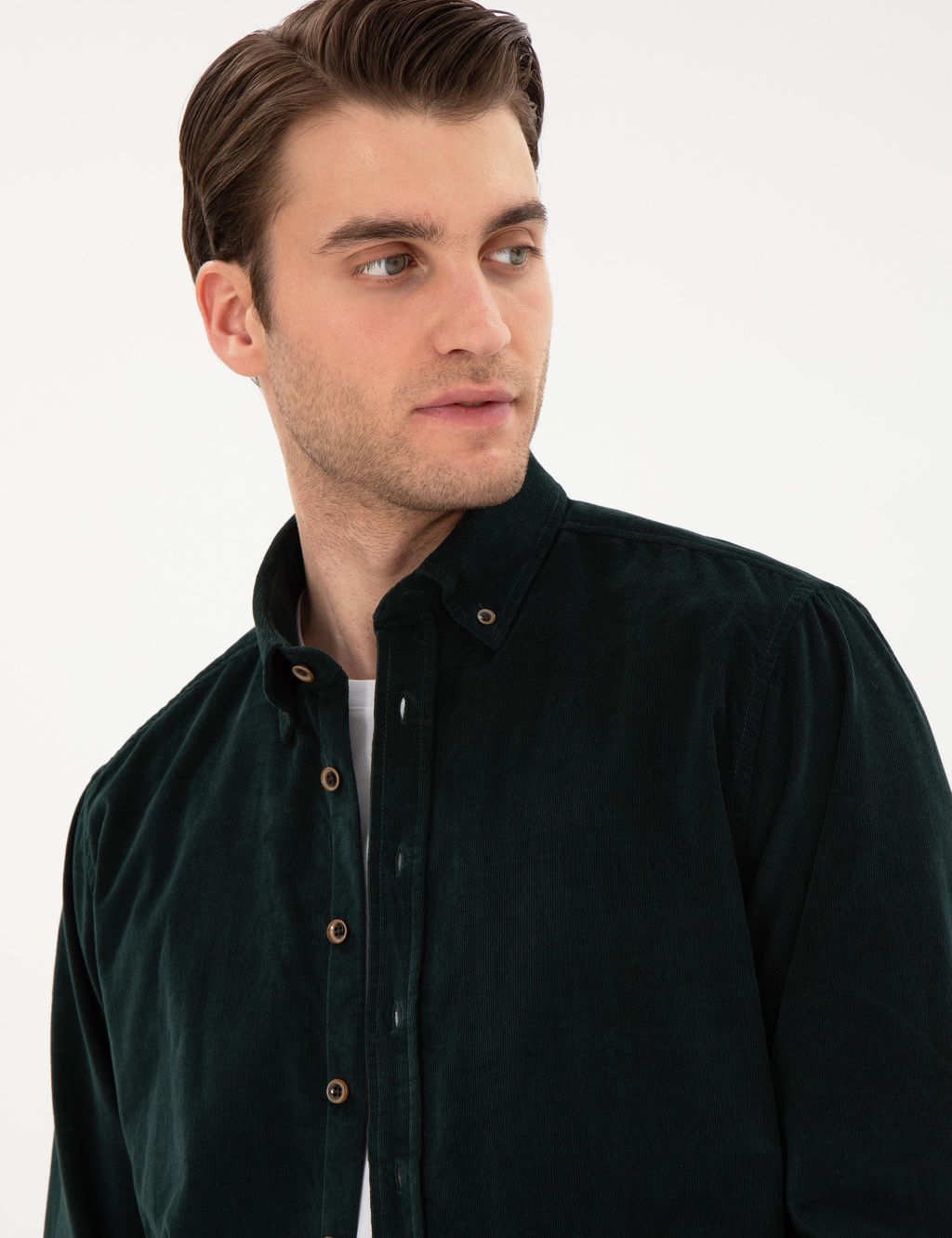 Ye_il Regular Fit Uzun Kollu G_mlek - Pierre cardin фото 2