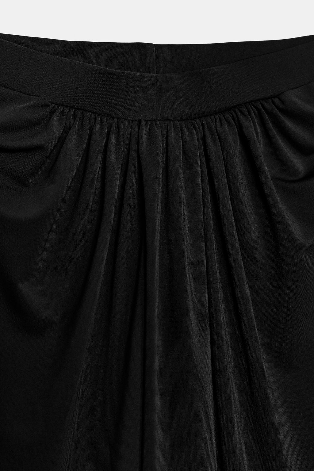 LONG CREPE GATHERED SKIRT - Zara фото 6