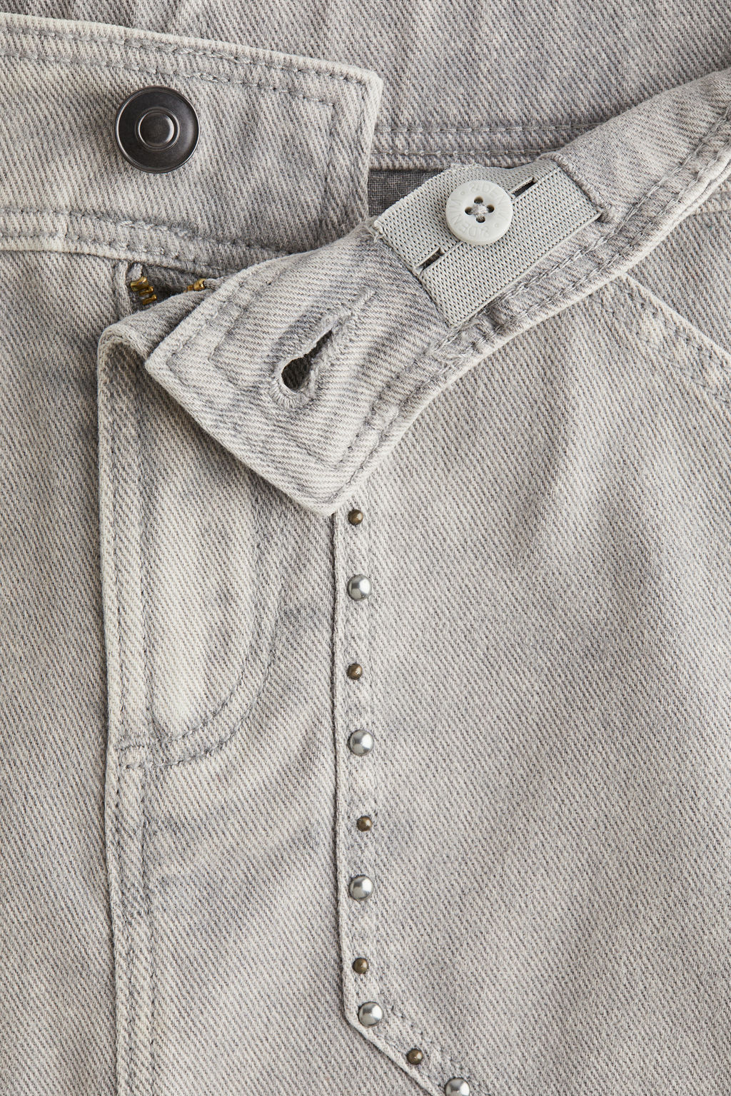 Falda denim con tachuelas - H&m фото 3