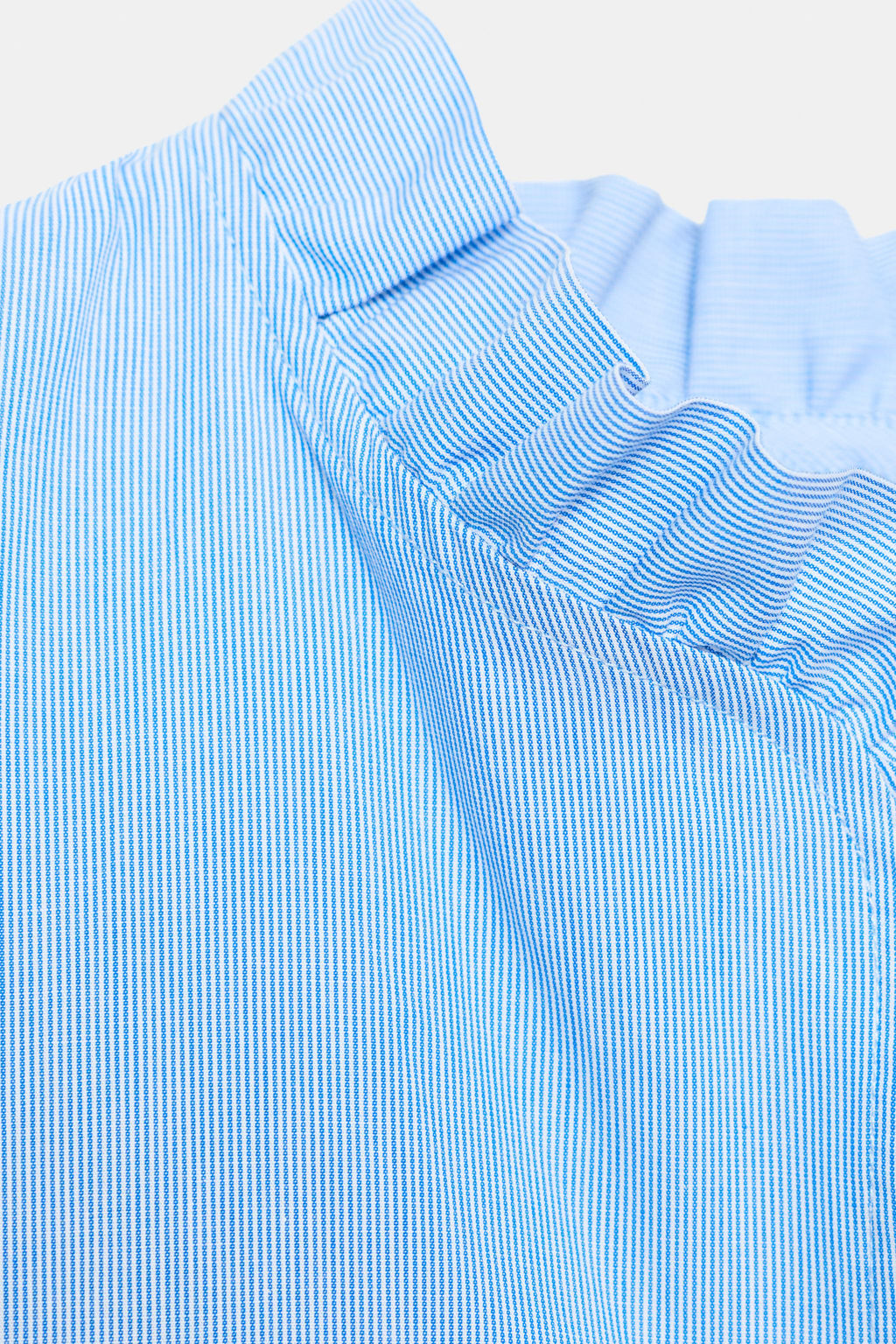 POPLIN BLOUSE WITH RUFFLES - Zara фото 16