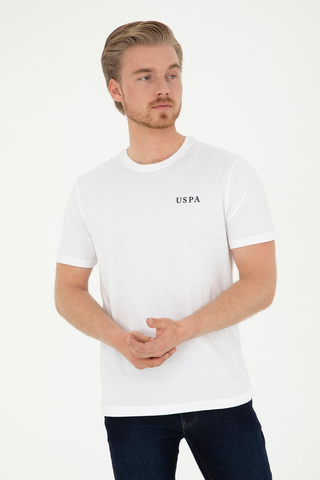 Мужская белая футболка Неожиданная скидка в корзине - U.s. polo assn фото 8