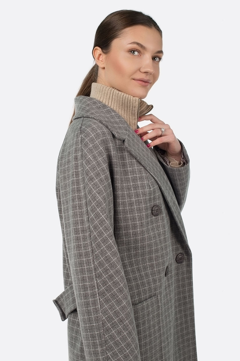 Пальто женское демисезонное - El podio фото 8