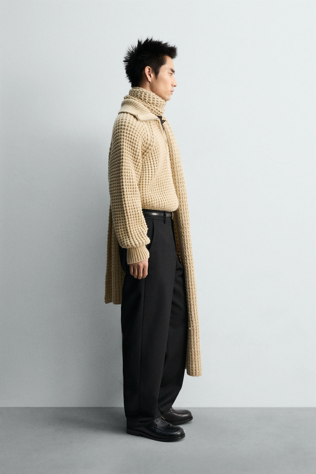 LIMITED EDITION WAFFLE-KNIT JUMPER - Zara фото 4