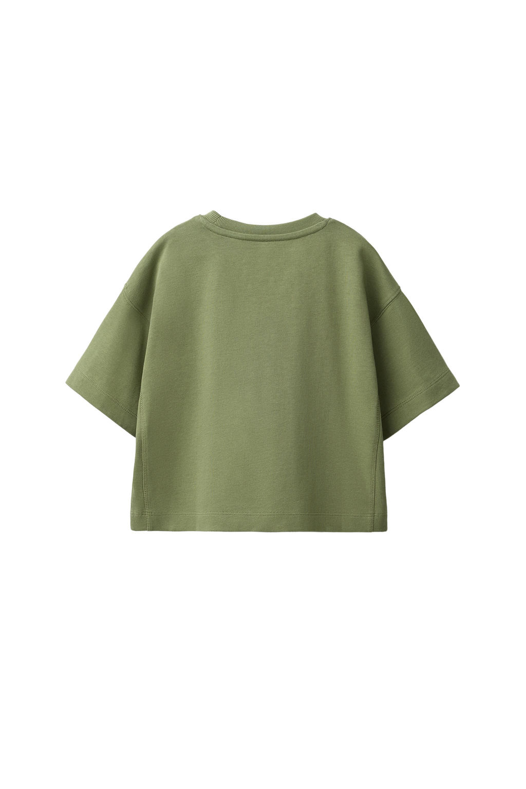 CAMISETA LISA HEAVY JERSEY / Khaki - Zara фото 7