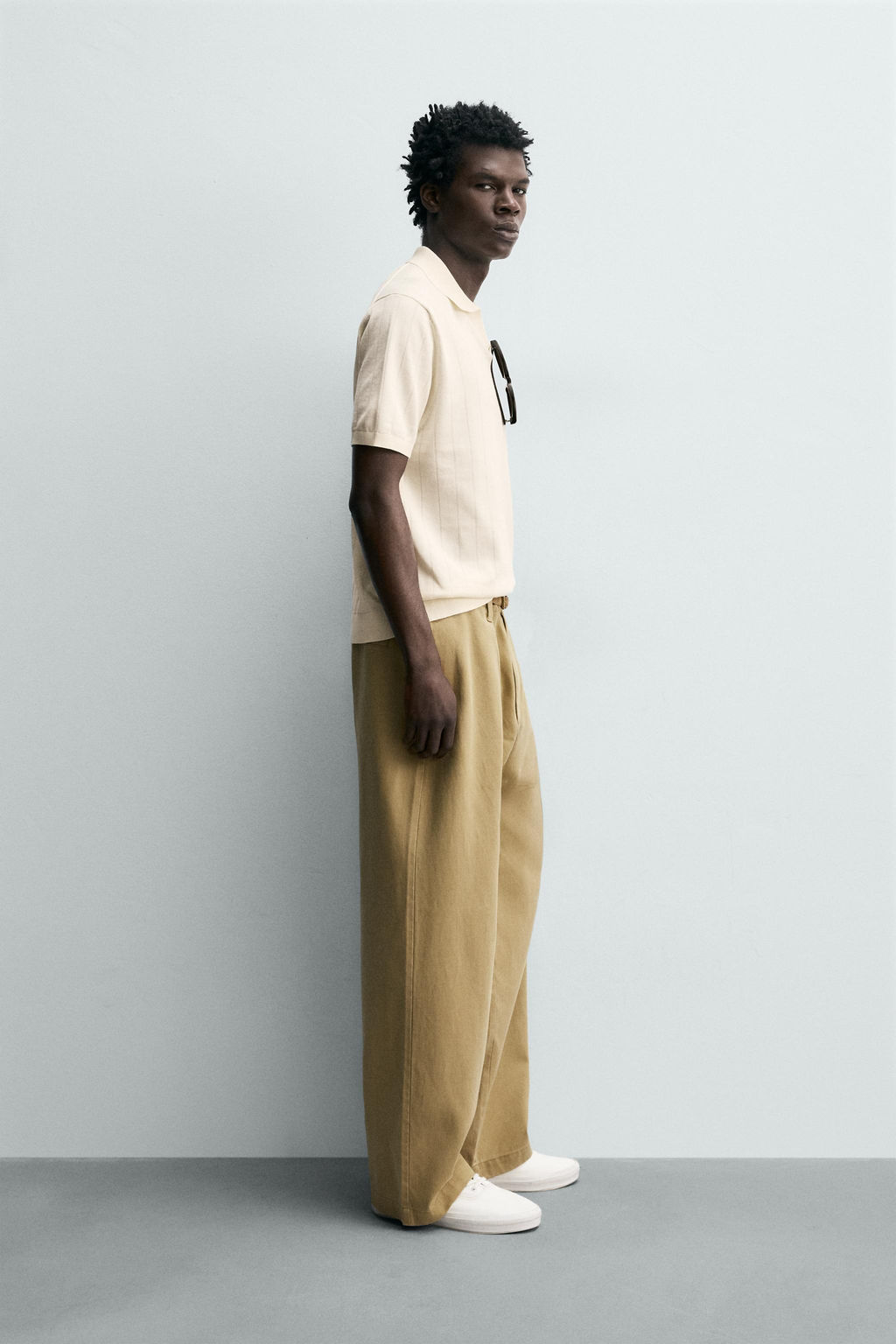 POLO PUNTO REGULAR FIT / Crudo - Zara фото 4
