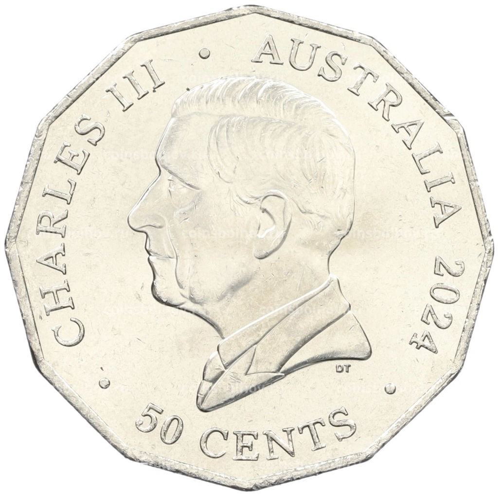 50 центов 2024 года Австралия 50 лет Национальному комитету по празднованию Дня аборигенов и островитян