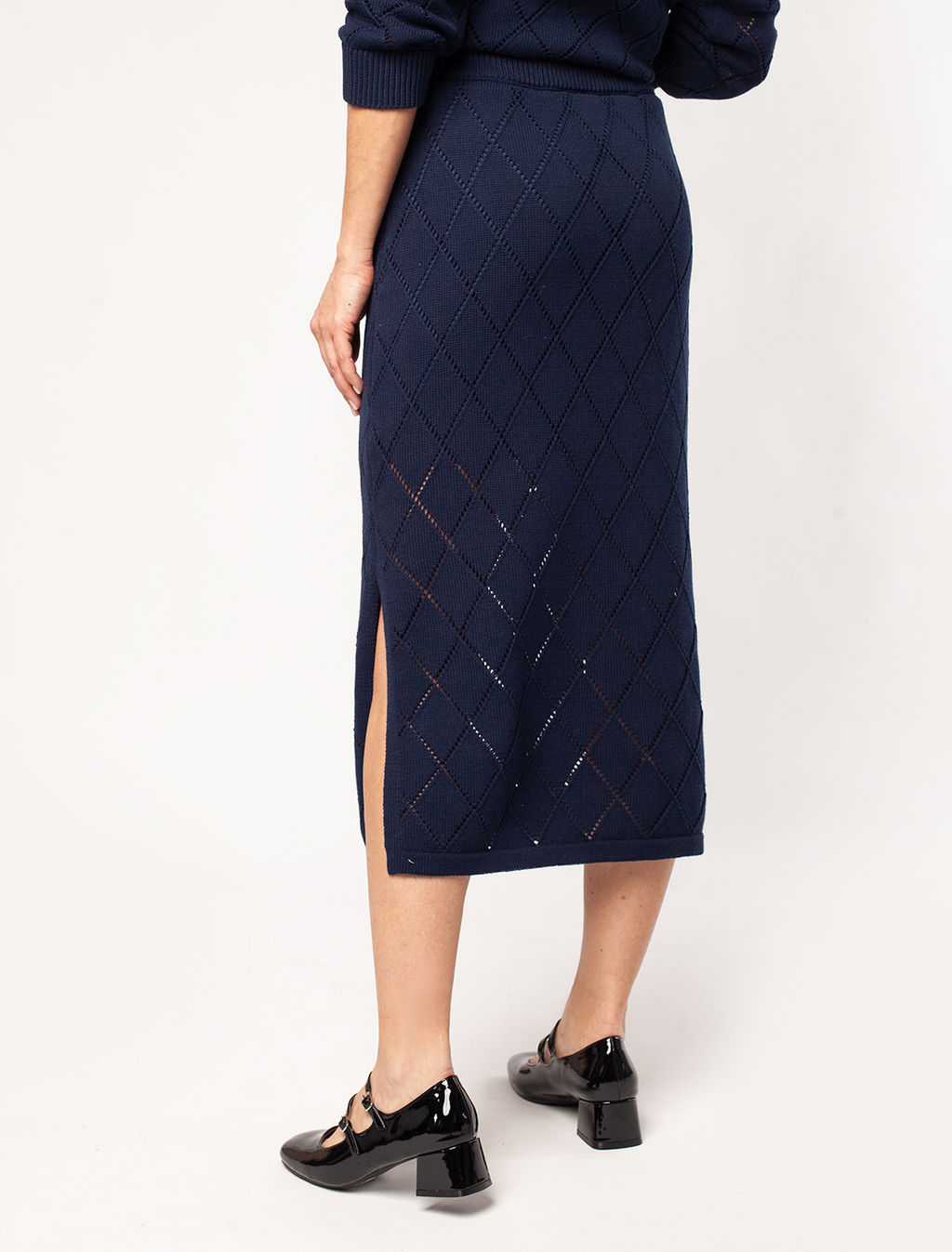 VILATTE / Вязаная юбка на подкладке  фото 4