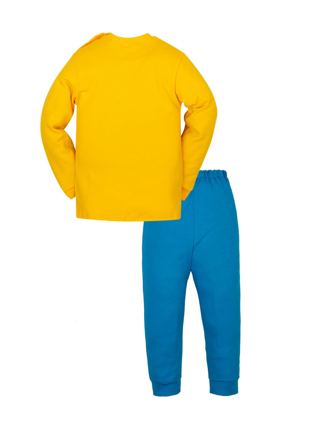 Костюм детский желтыйбирюза принт букашки