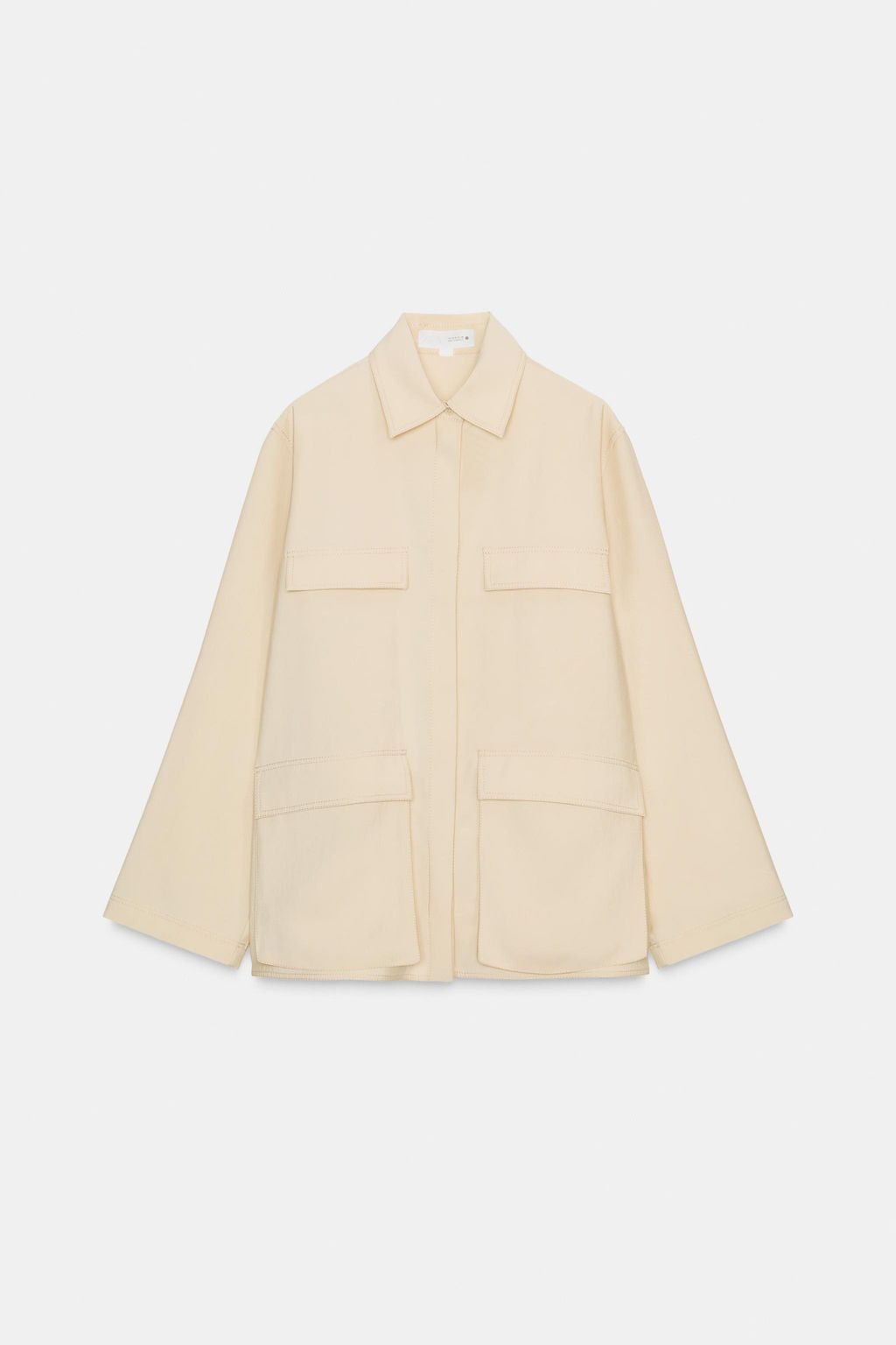 ZW COLLECTION FLOWING SHIRT WITH POCKETS - Zara фото 18