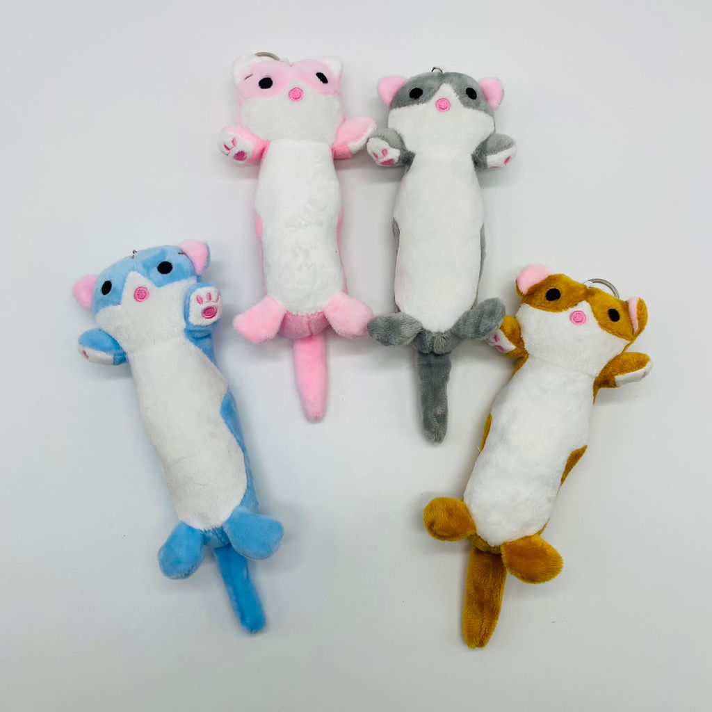 Мягкая игрушка брелок Котик батон 15 см - Storyland фото 5