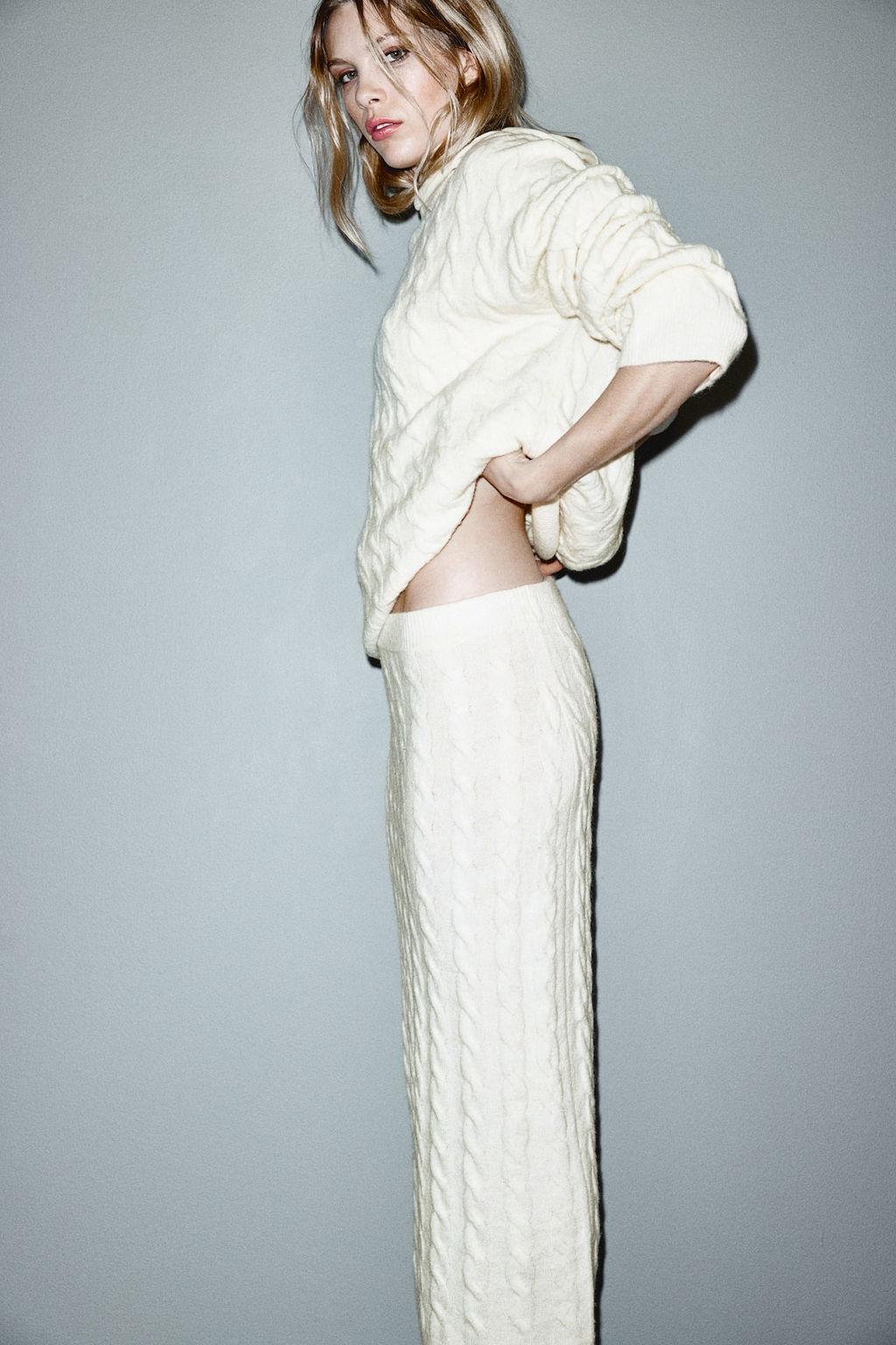 Cable-knit skirt - H&m фото 4