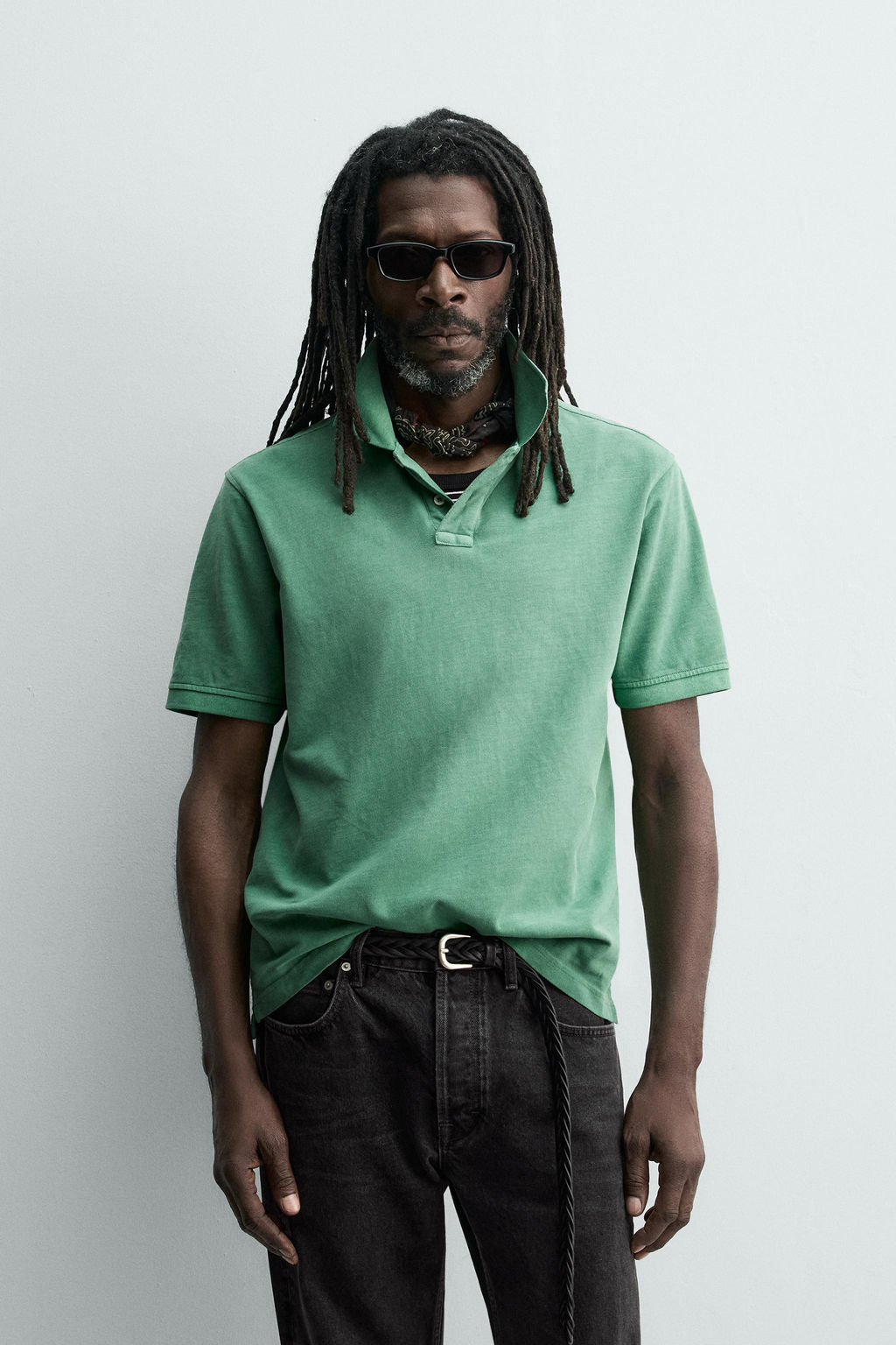 POLO PIQU? LAVADO AARON LEVINE X ZARA / Negro  фото 10