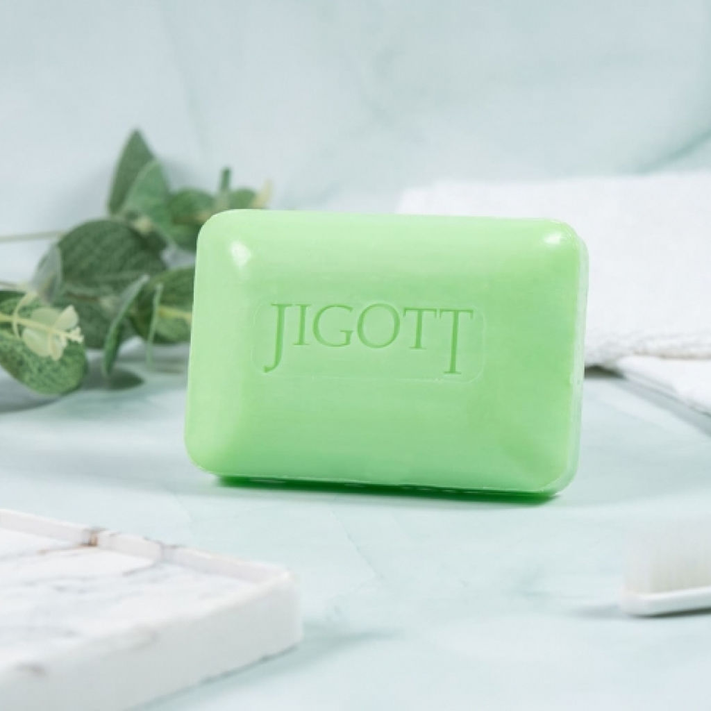Jigott Мыло-скраб для лица и тела с экстрактом алоэ / Aloe Scrub Soap, 150 г