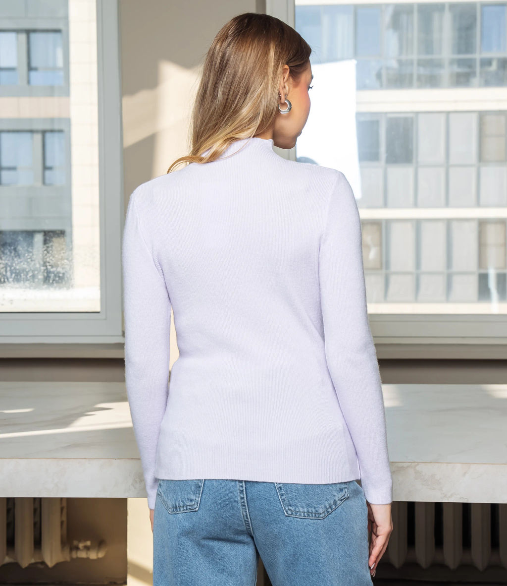 Водолазка #КТ801 (16), сиреневый