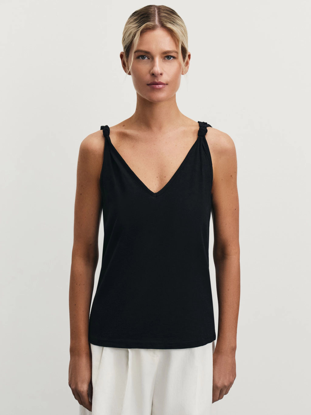 Майка из вискозы и хлопка / Zarina  фото 3