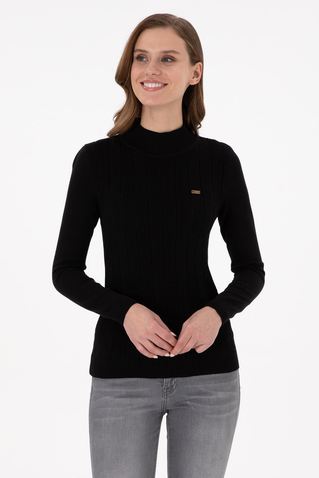 Женский черный свитер Дополнительная скидка 11% в корзине - U.s. polo assn фото 8