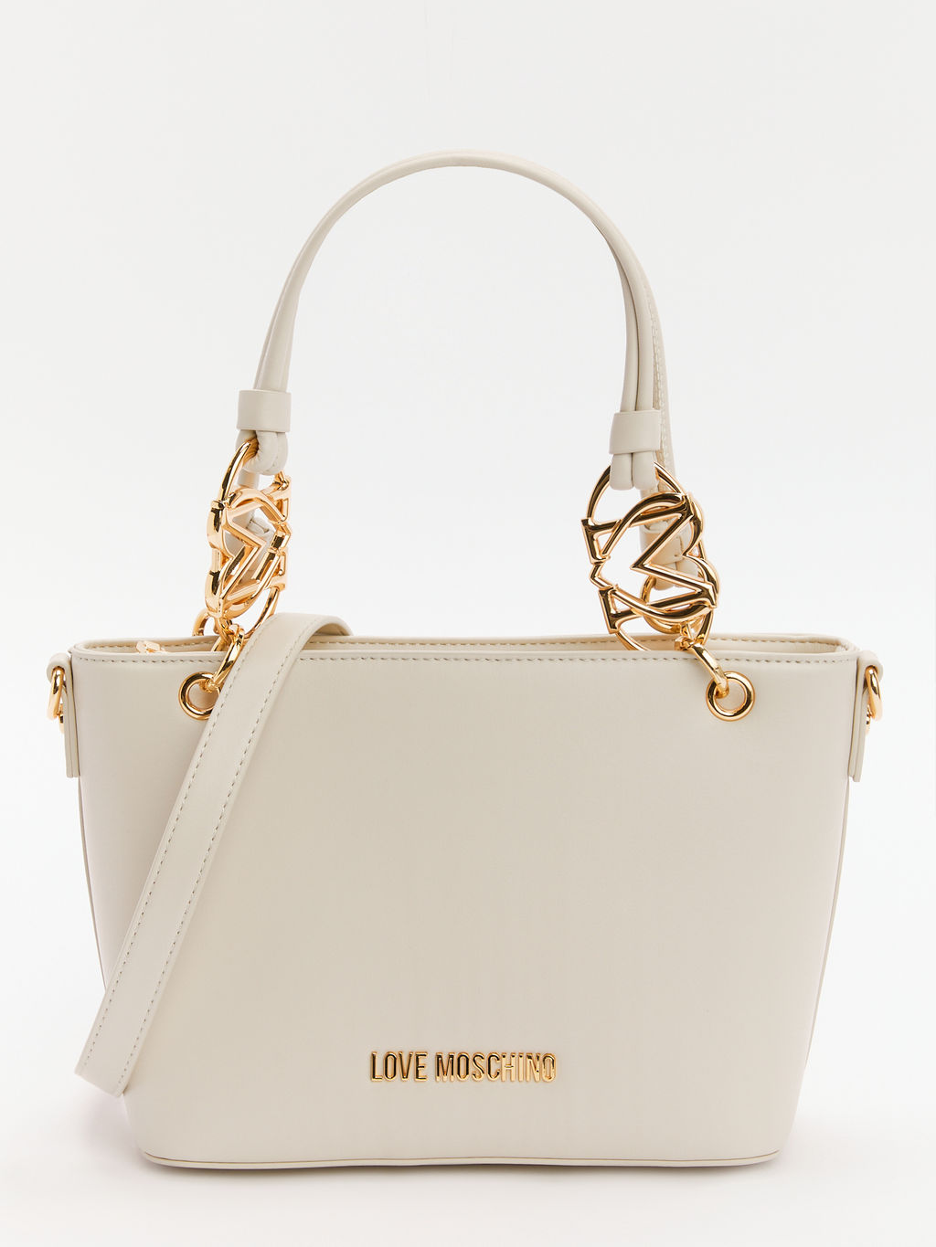 Женский тоут LOVE MOSCHINO JEWEL Артикул 4377058, молочно-бежевый