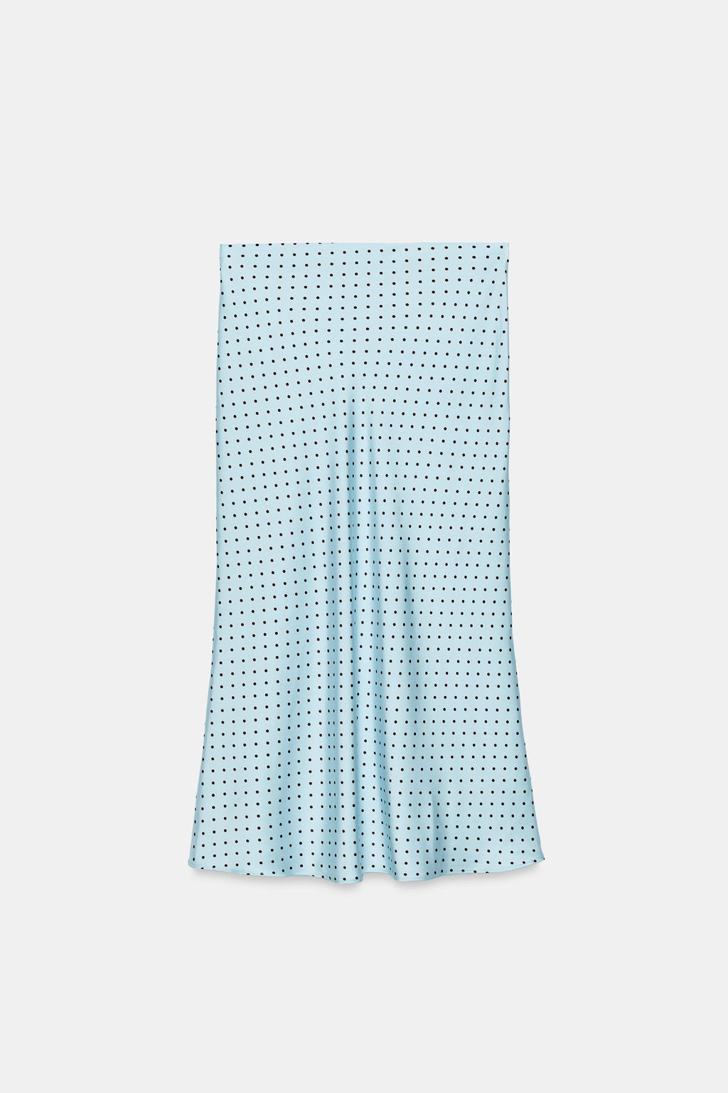 FALDA MIDI SATINADA / Azul claro - Zara фото 6