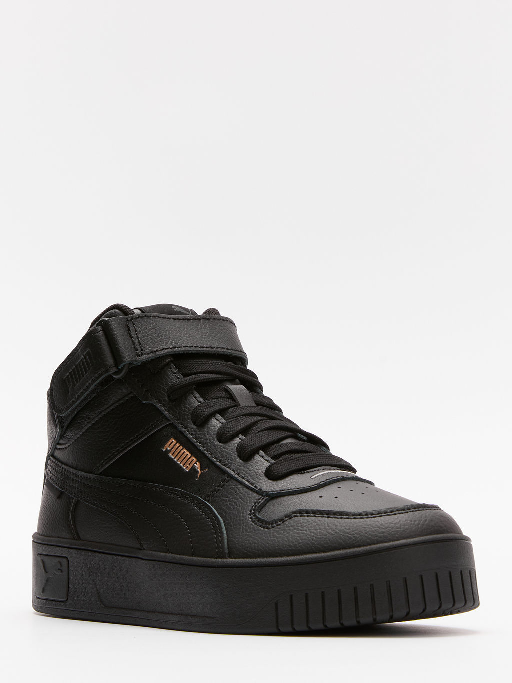 Женские высокие кеды PUMA Carina Street Mid Артикул 4153315, черный