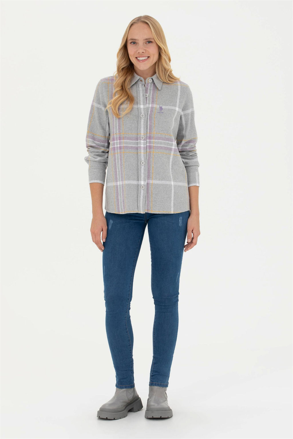 Женские синие джинсовые брюки - U.s. polo assn фото 8