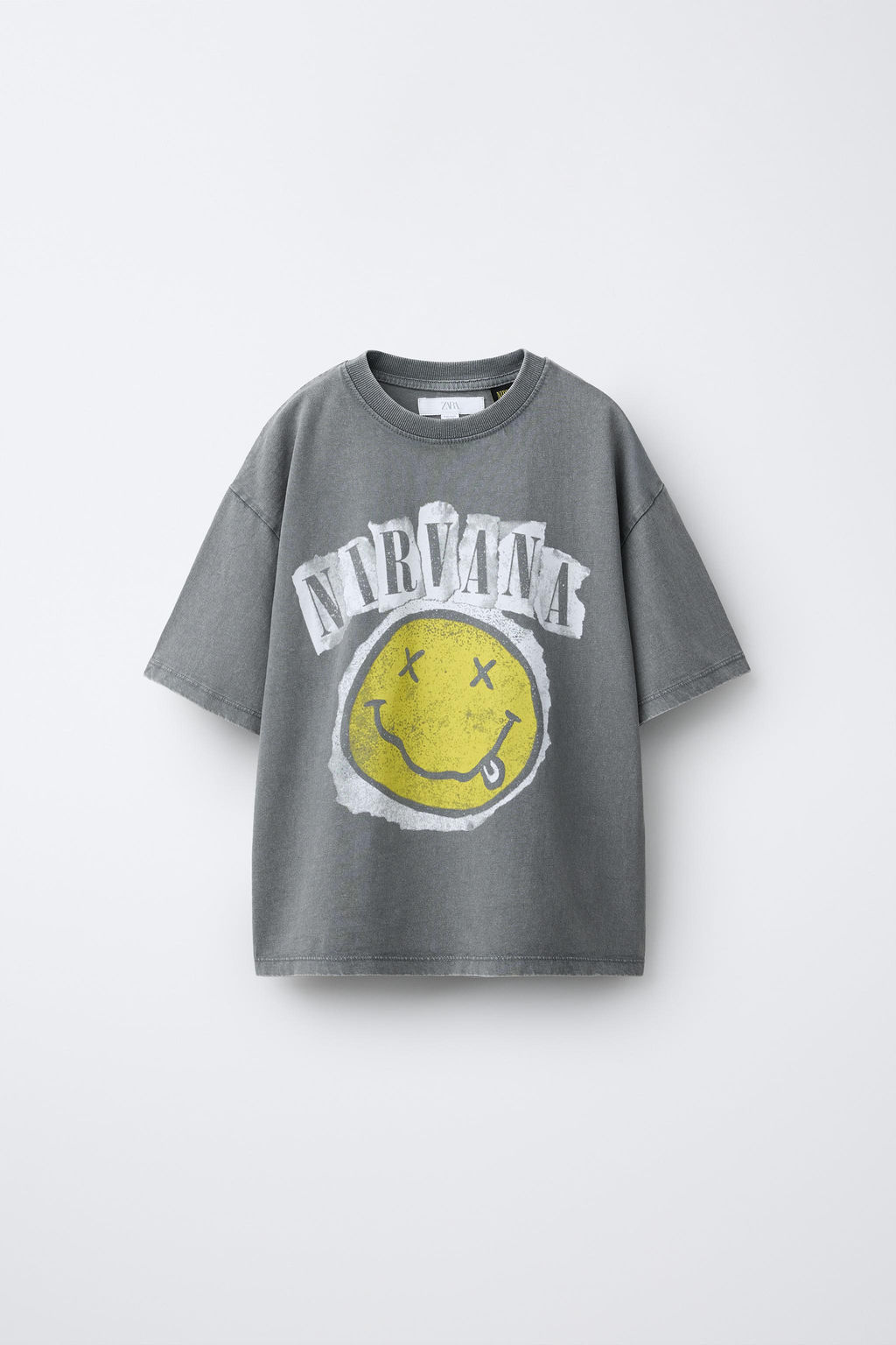 NIRVANA® RHINESTONE T-SHIRT - Zara фото 9
