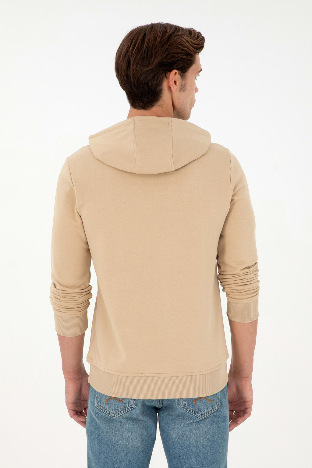 Мужская базовая толстовка песочного цвета Неожиданная скидка в корзине - U.s. polo assn фото 5