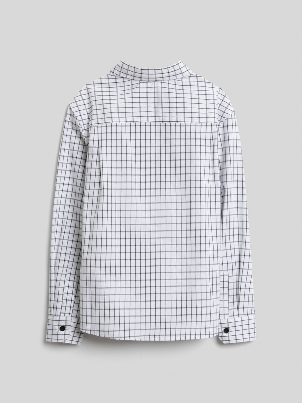 ACOOLA / Сорочка верхняя детская для мальчиков Bogdan черно-белая клетка  фото 2