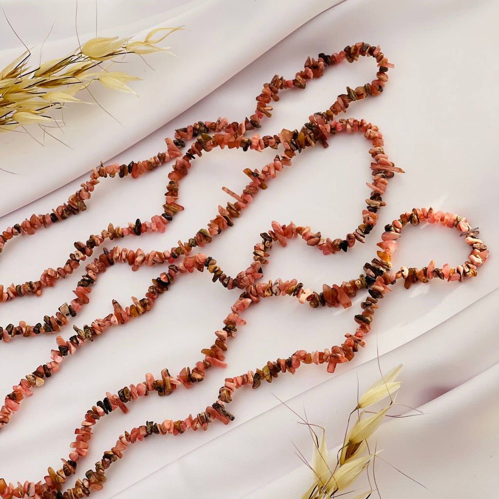 Бусины для украшений из Родохрозита крошка