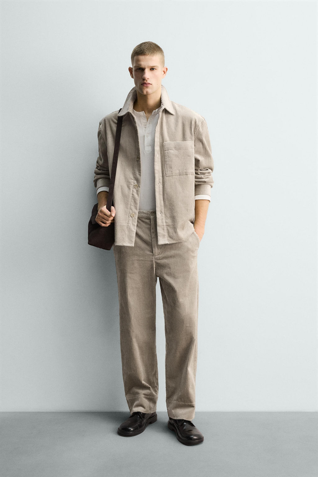 RELAXED FIT CORDUROY OVERSHIRT