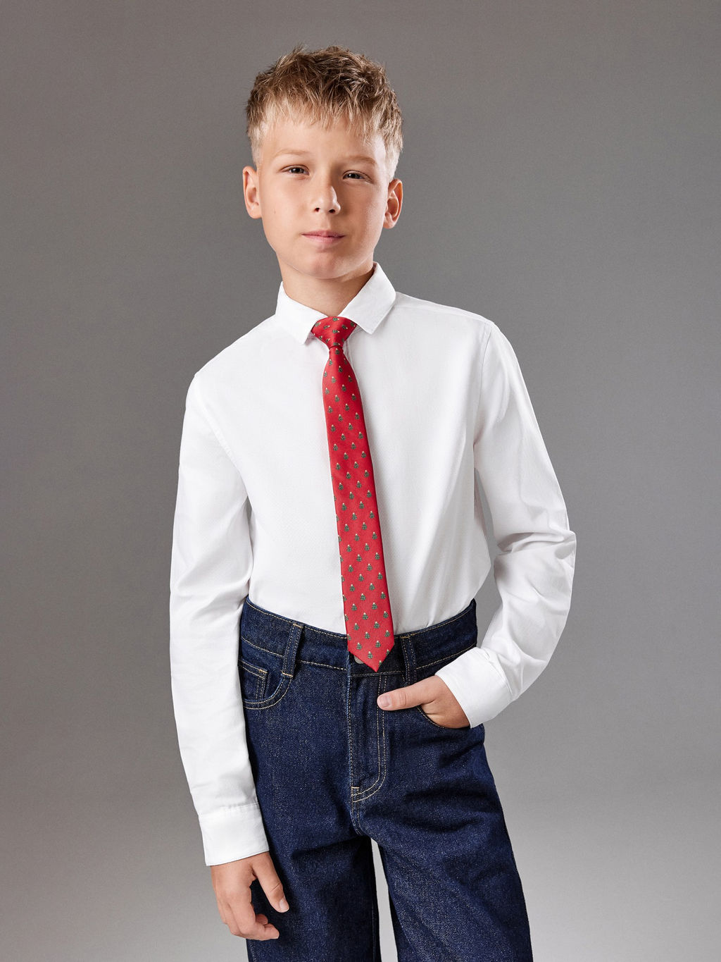 ACOOLA / Галстук детский Mistry красный  фото 4
