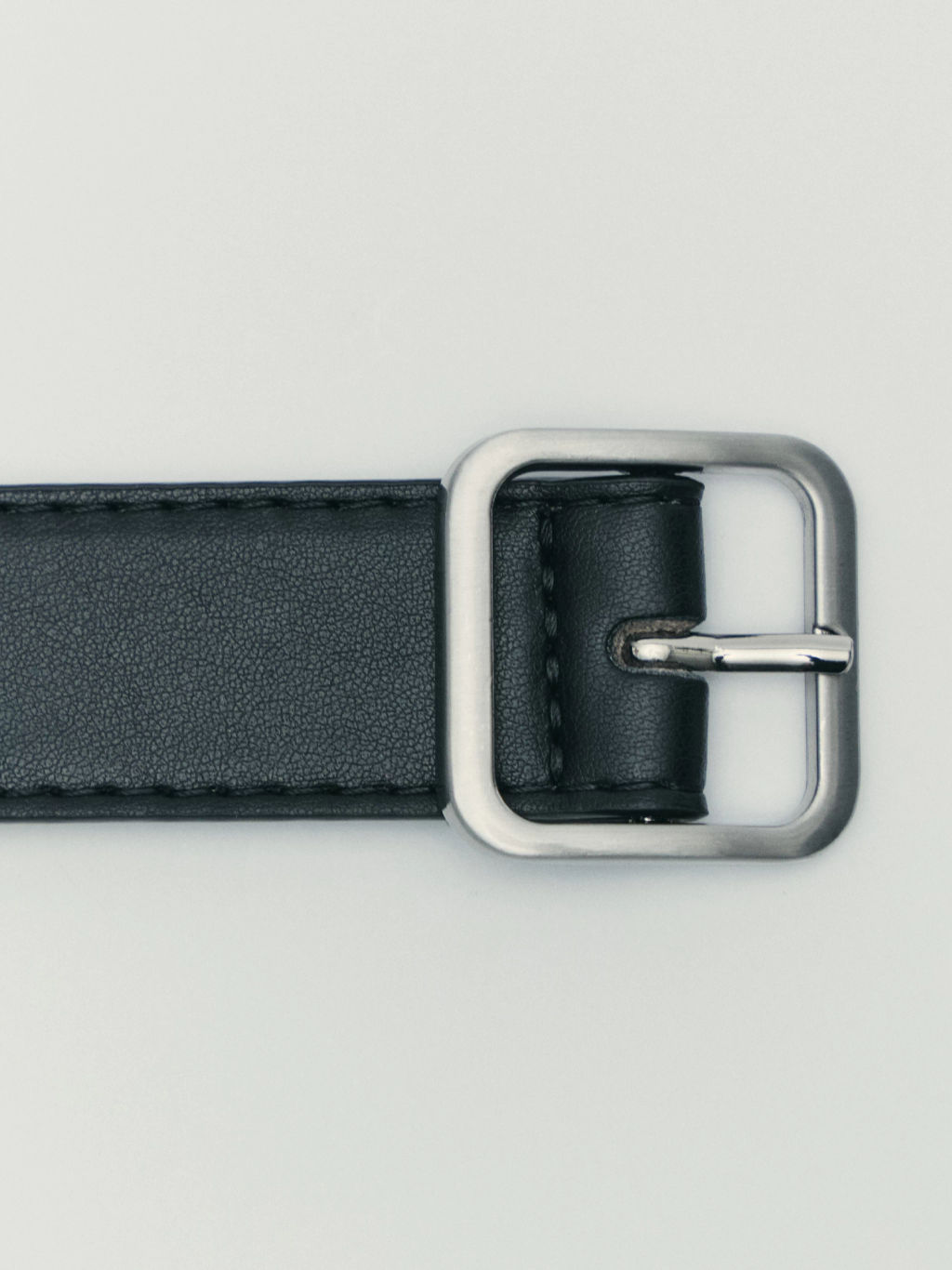 Узкий ремень с квадратной пряжкой / Zarina фото 4