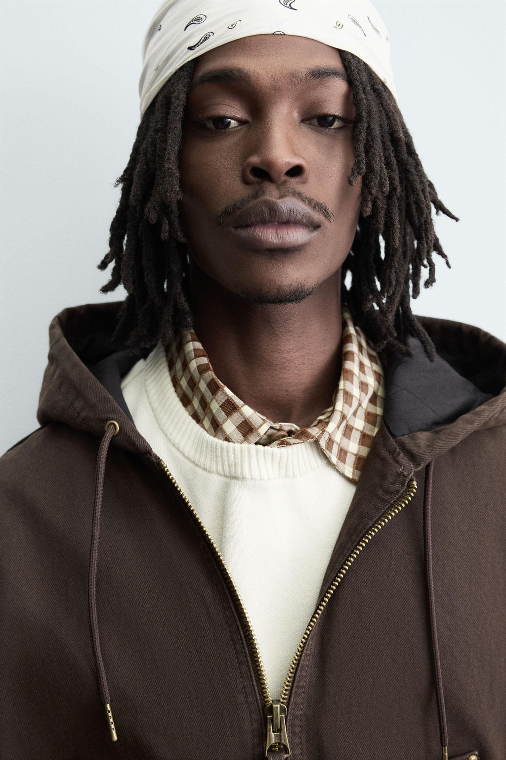 QUILTED HOODED JACKET - Zara фото 7