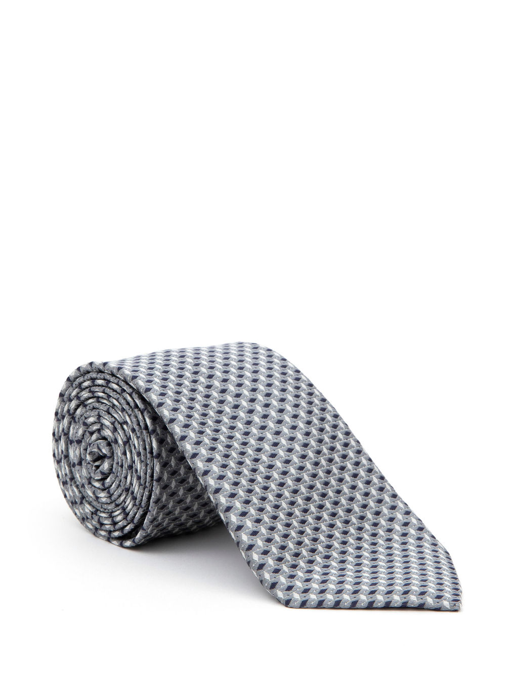Серый шелковый галстук - Cacharel фото 7