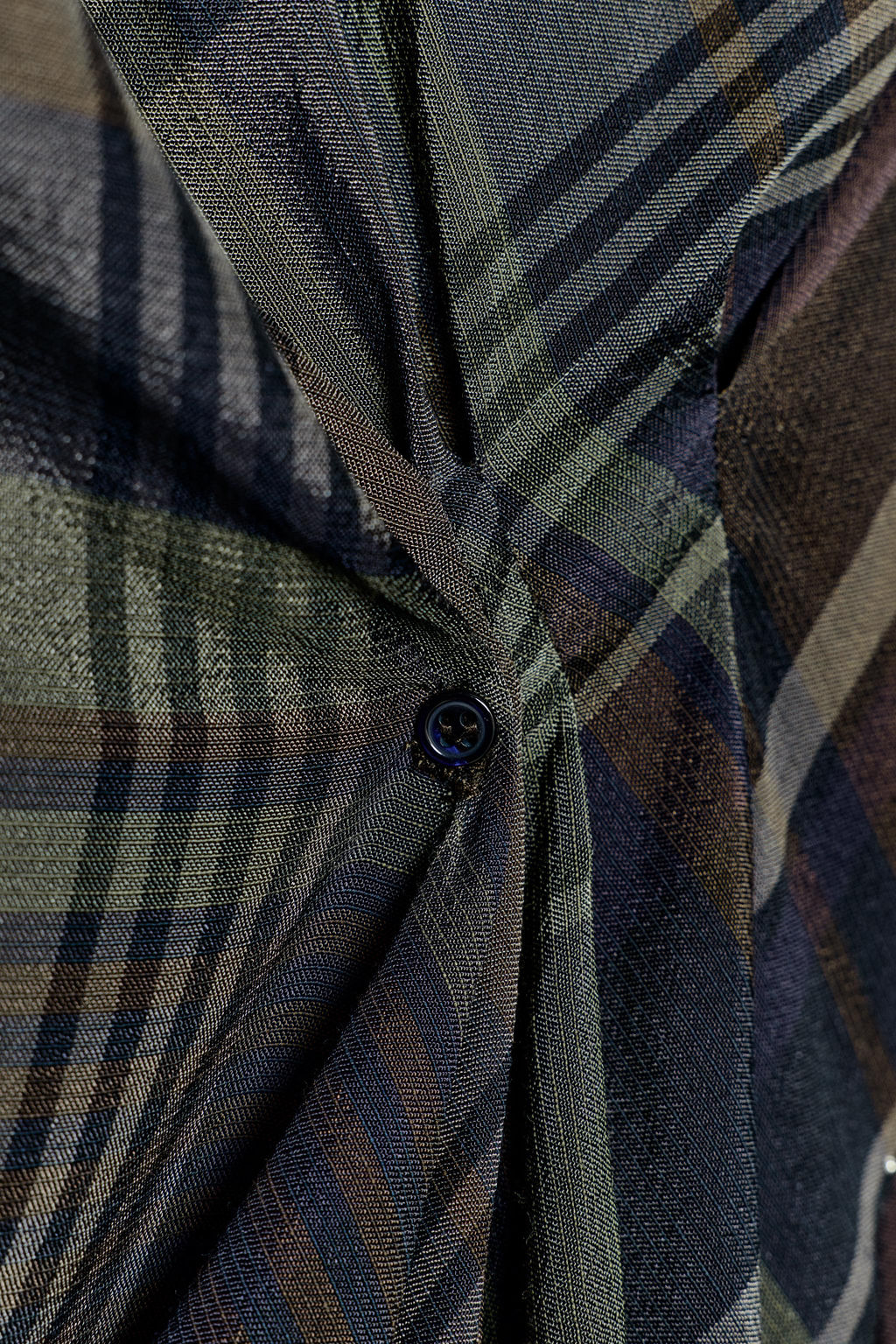 ZW COLLECTION DRAPED CHECK TOP - Zara фото 7