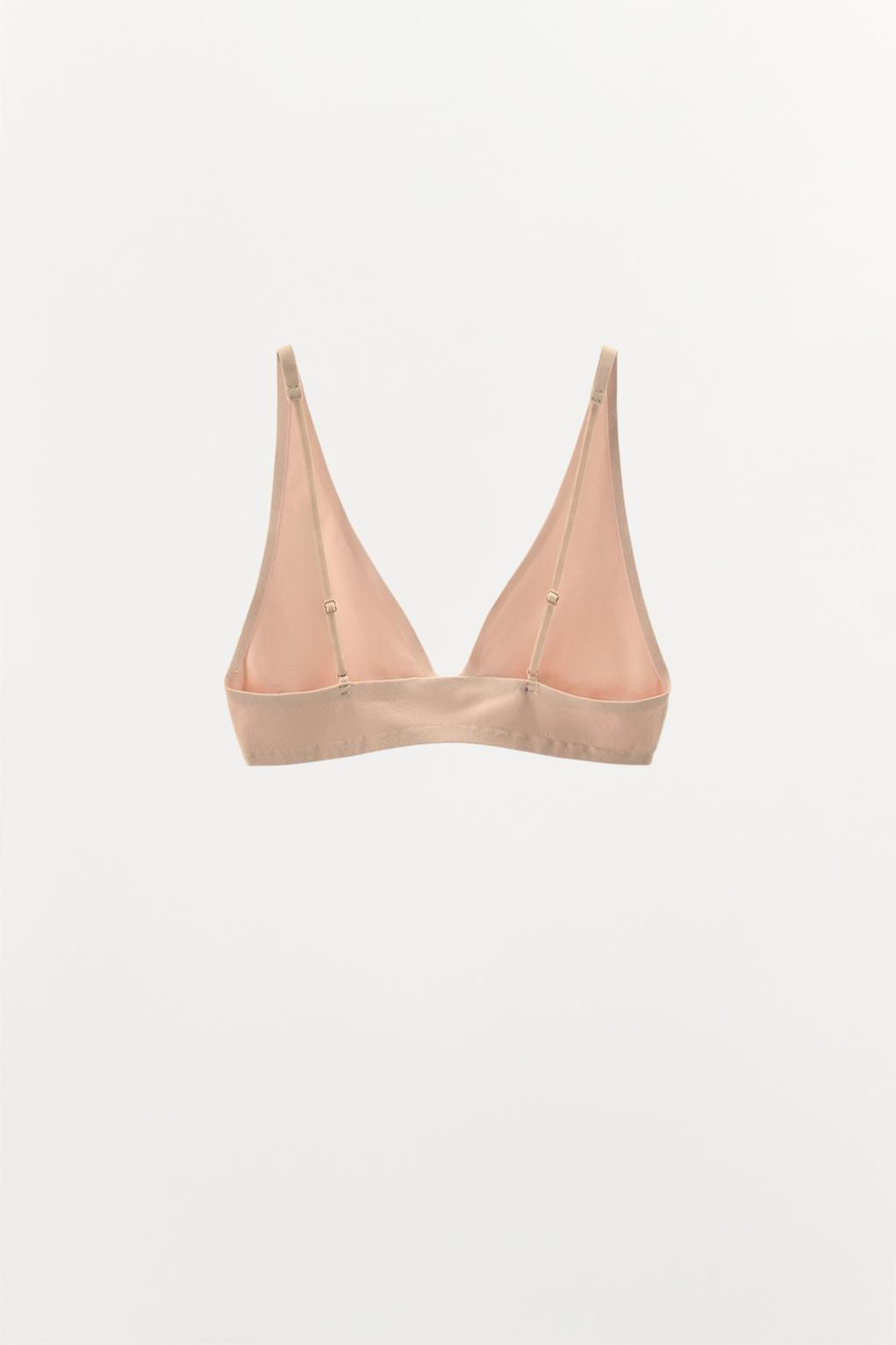 SEAMLESS TRIANGLE BRALETTE - Zara фото 6