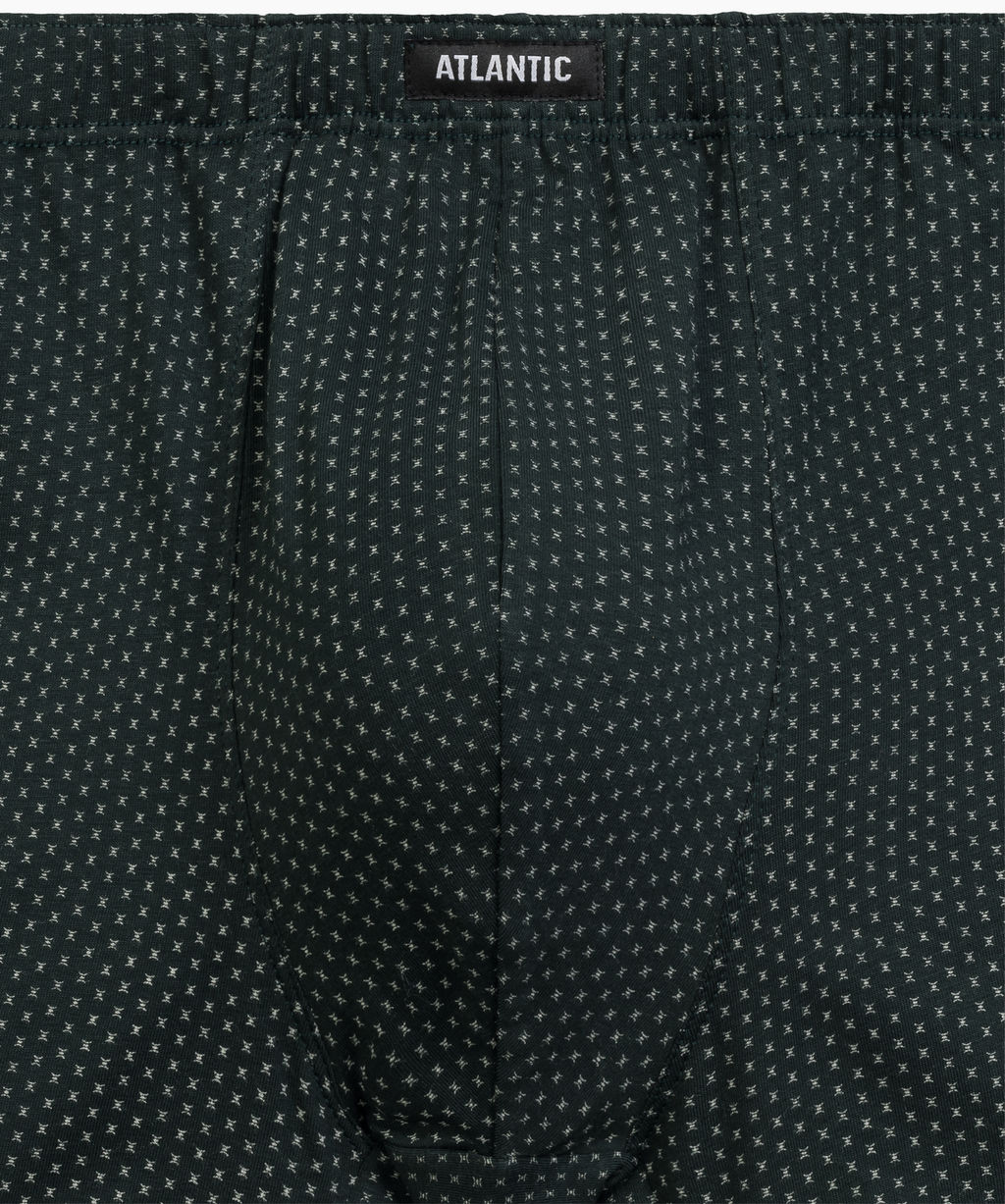 ATLANTIC 3MH-218 Трусы шорты Small Print - набор 3 шт. изумрудный + темно-серый меланж + баклажан  фото 4