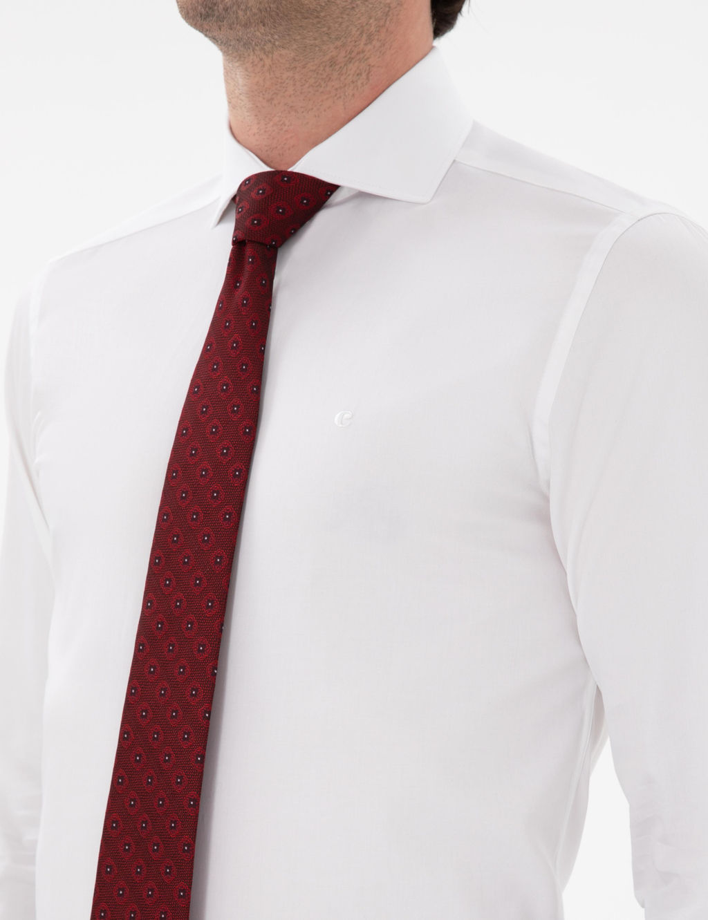 Beyaz Slim Fit _talyan Yaka Klasik G_mlek - Cacharel фото 7