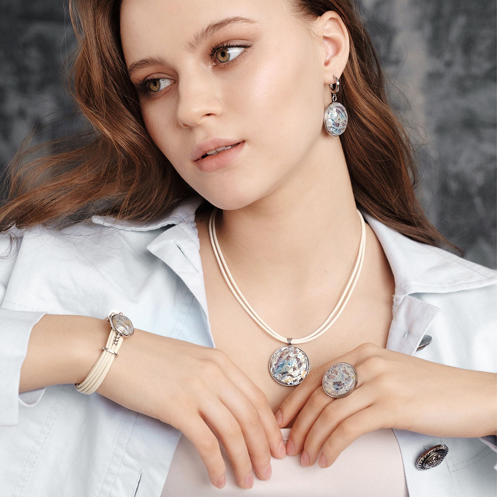 Серьги из муранского стекла SERENITY LS3306