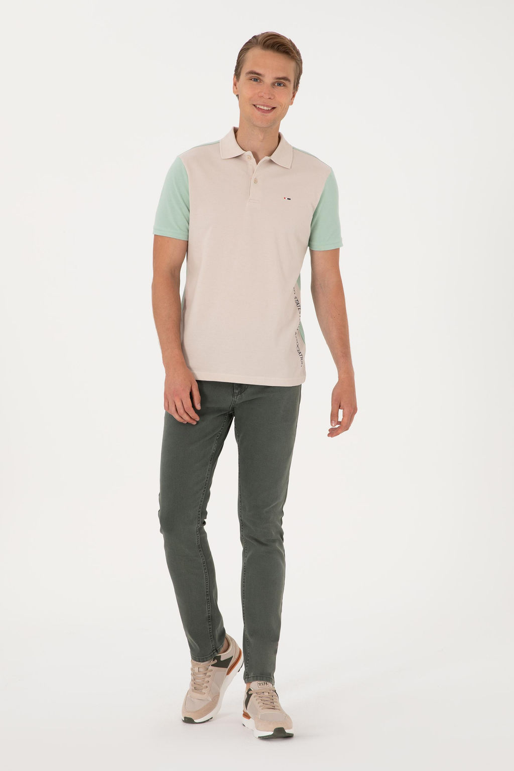 Erkek Regular Fit Su Ye_ili Polo Yaka Ti__rt Sepette S_rpriz _ndirim - U.s. polo assn фото 4