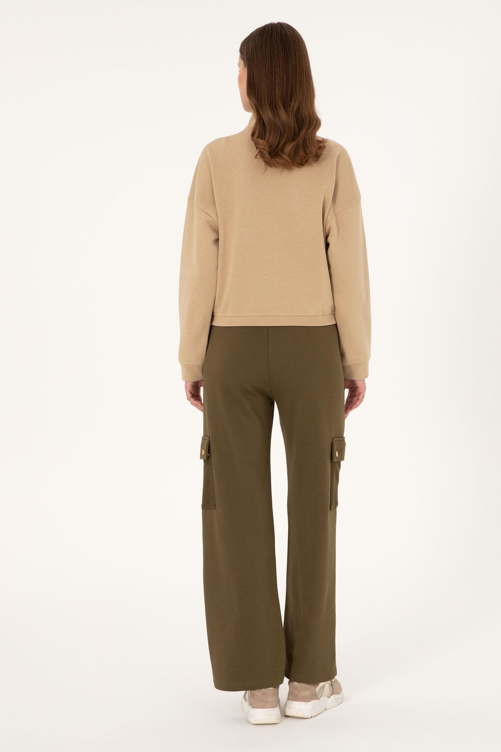 Женские спортивные штаны цвета хаки Неожиданная скидка в корзине - U.s. polo assn фото 4