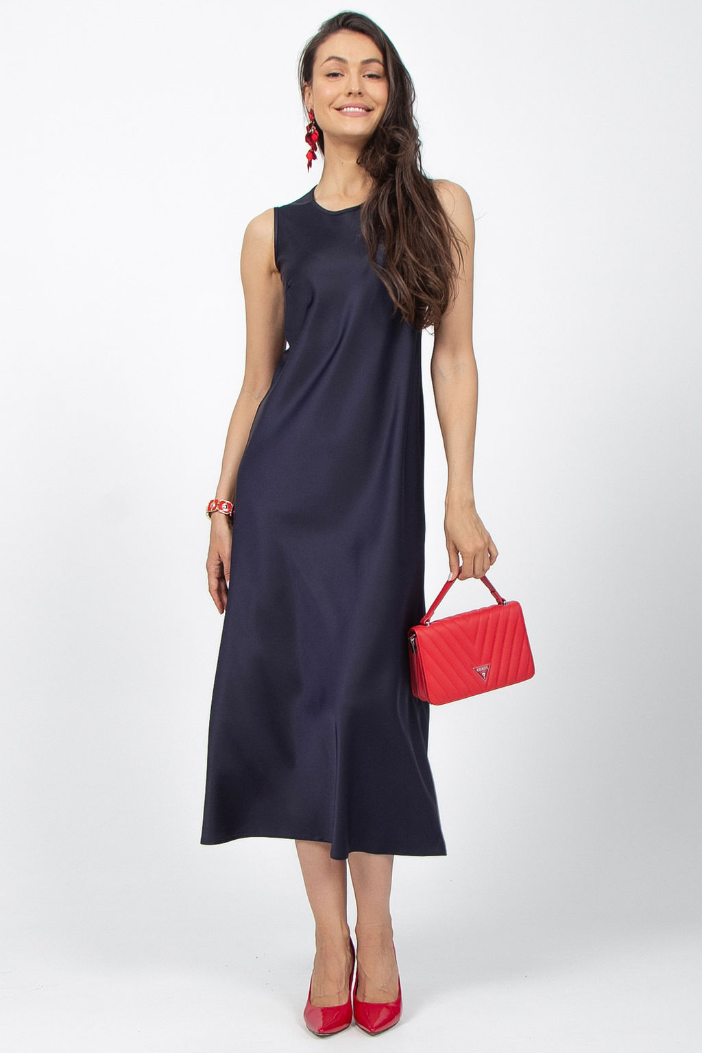 Платье Покорять мир (черника) - Эльза фото 6