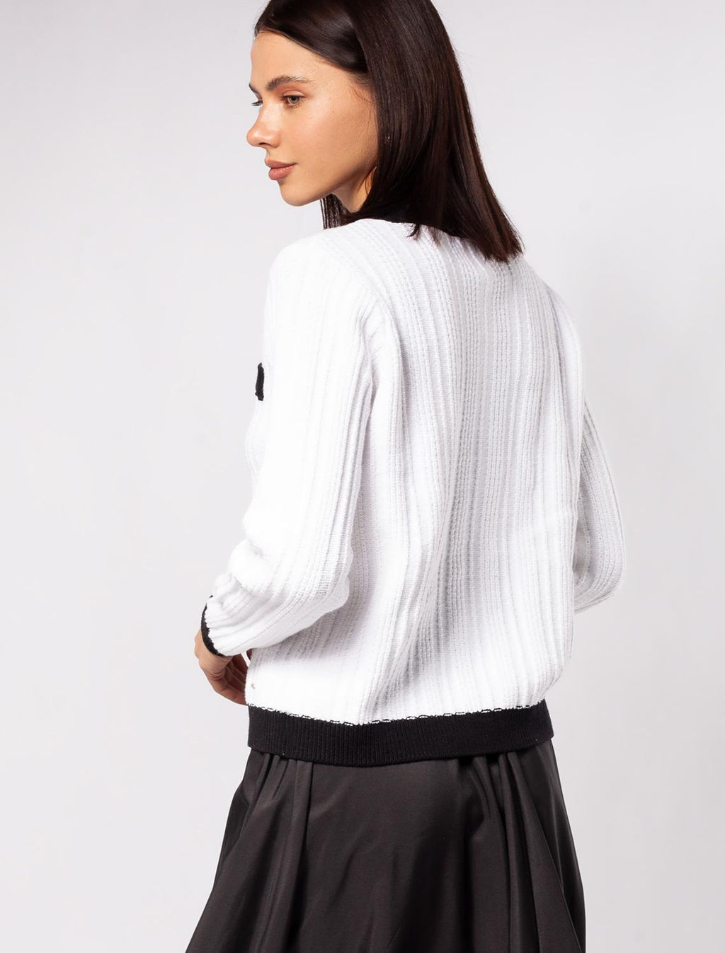 Жакет Vilatte D31.387 из хлопка с акрилом  фото 2