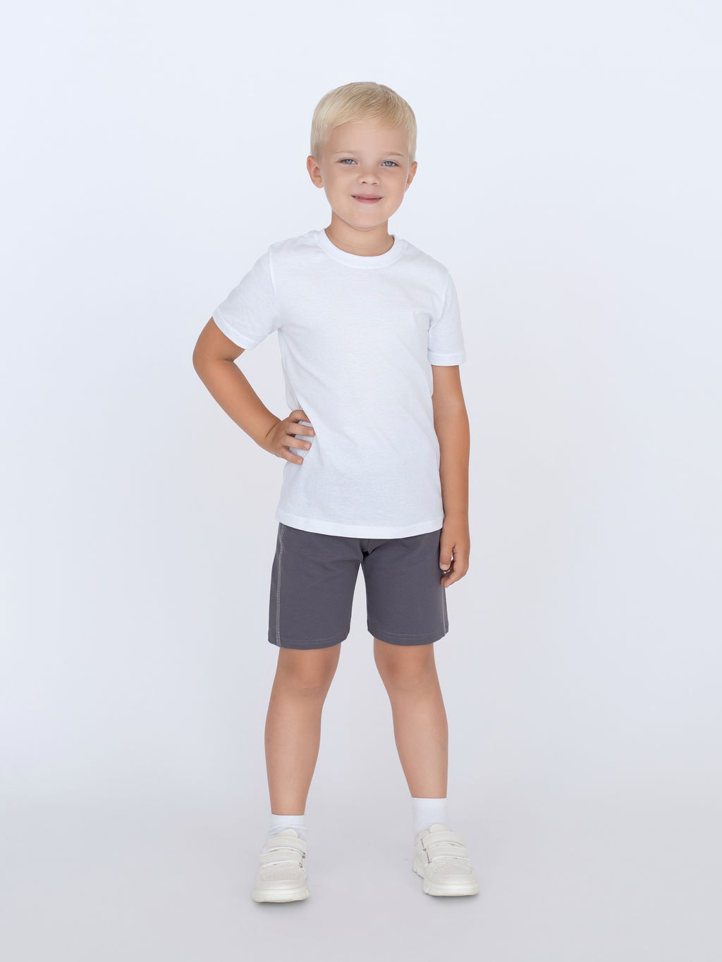 Шорты детские серые