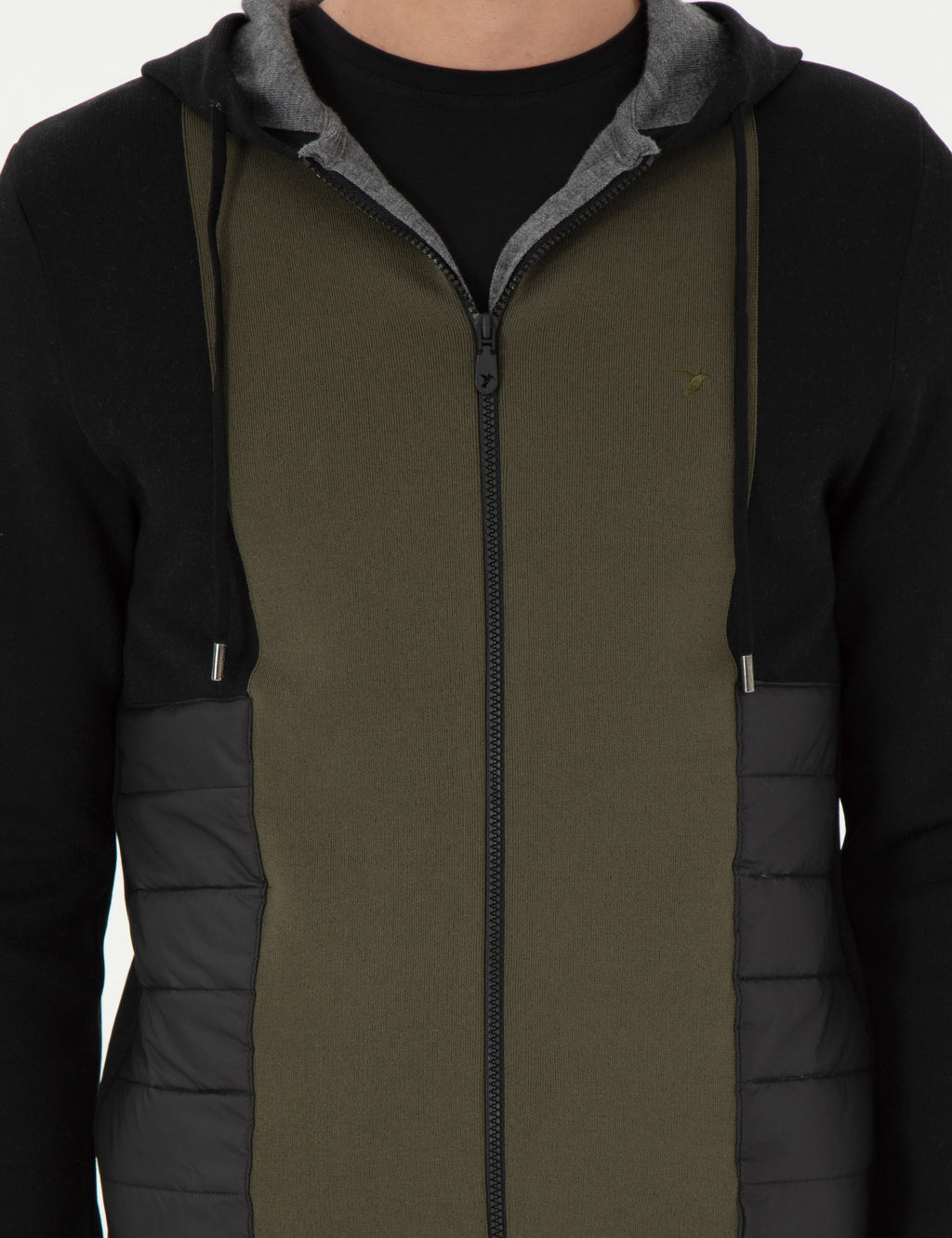 Черный трикотажный кардиган стандартного кроя - Cacharel фото 6