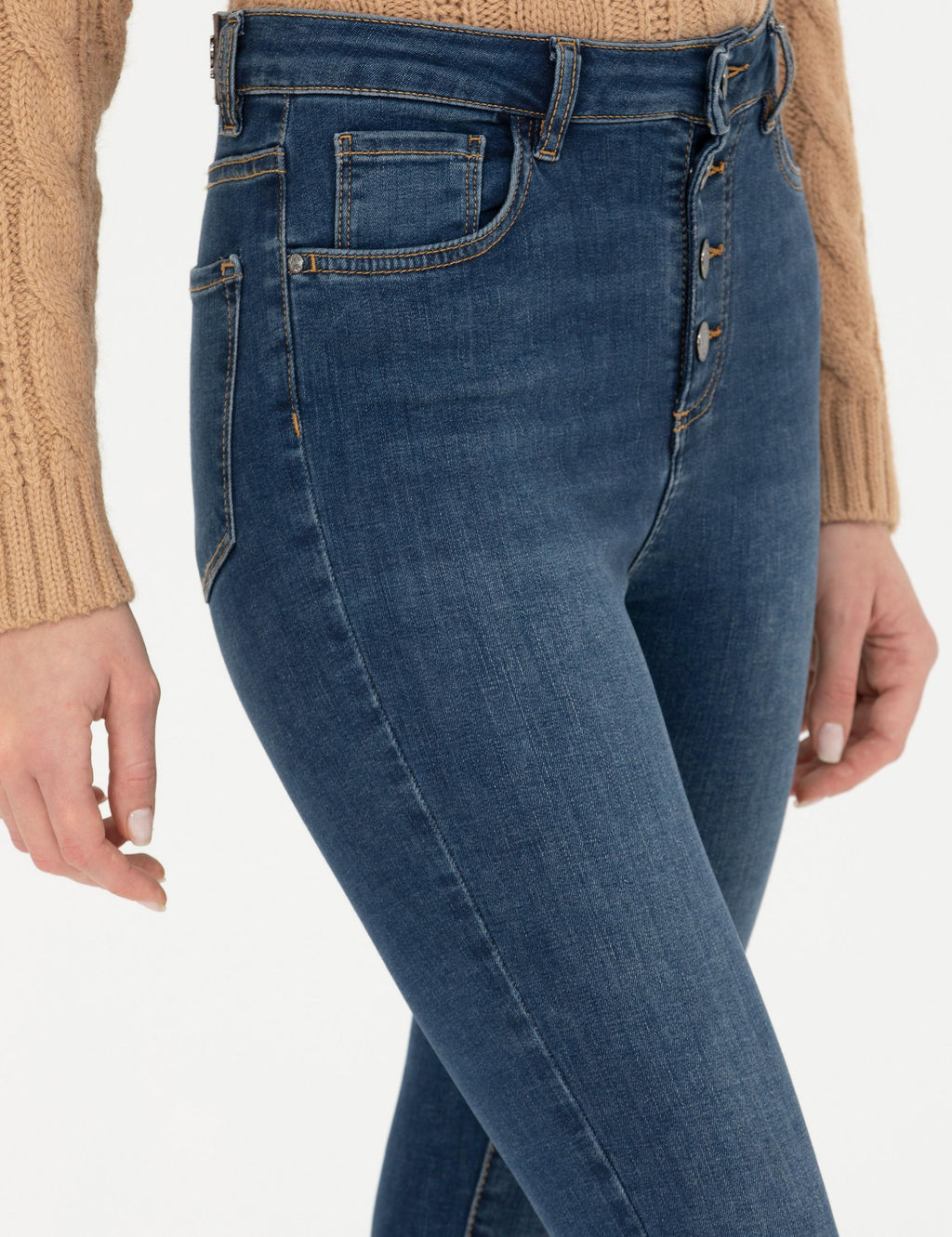Koyu _ndigo Skinny Fit Jean Pantolon