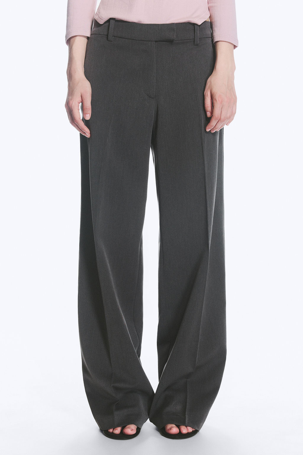 Pantalones de traje de tiro bajo - H&m фото 4