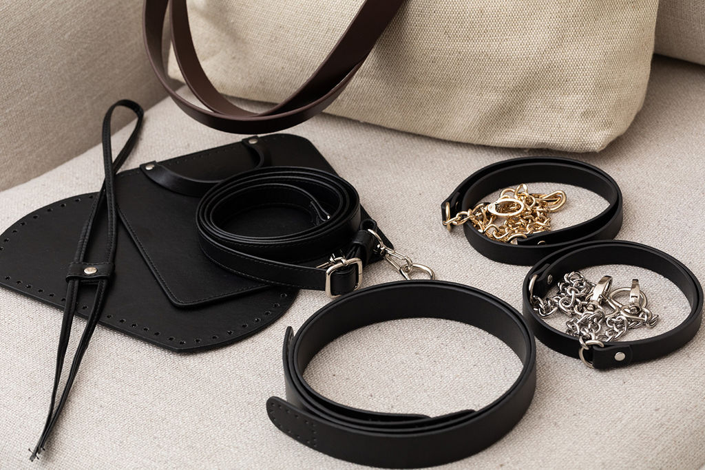 Gamma HA-25 Ручка для сумки 132 см 1 шт. №03 черный