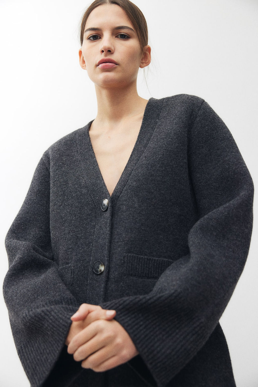 Cardigan en punto de lana - H&m фото 3