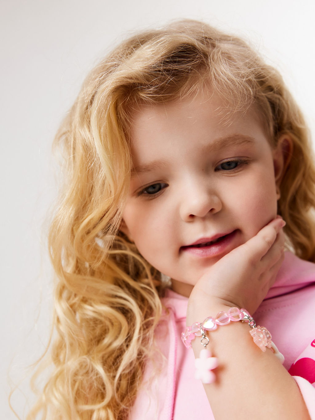 ACOOLA / Браслет детский Bryson светло-розовый  фото 5