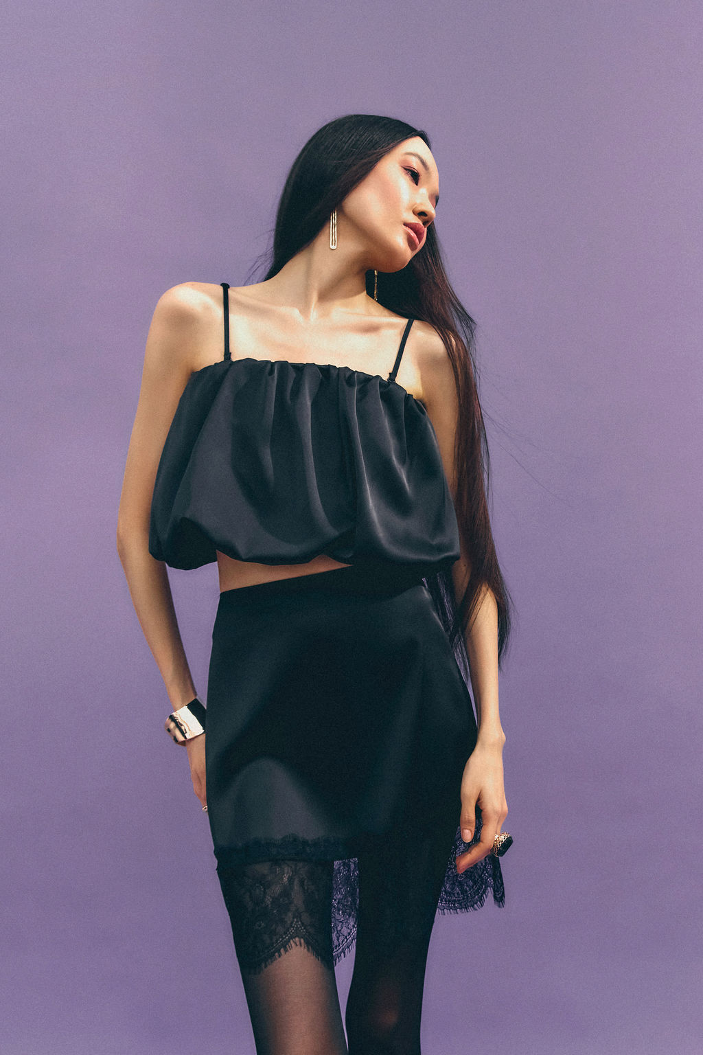 Топ-баллон из сатина - Mollis фото 4